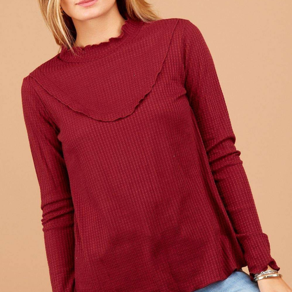 Burgundy Blouse Thermal Design